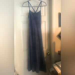 Pact Elegant Blue MIDI Dress